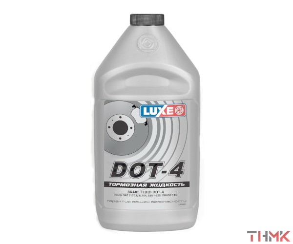 Жидкость тормозная LUXE DOT-4 910 гр канистра купить в Таразе